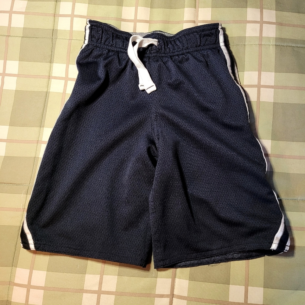 Black with White stripe Carter's Jersey shorts